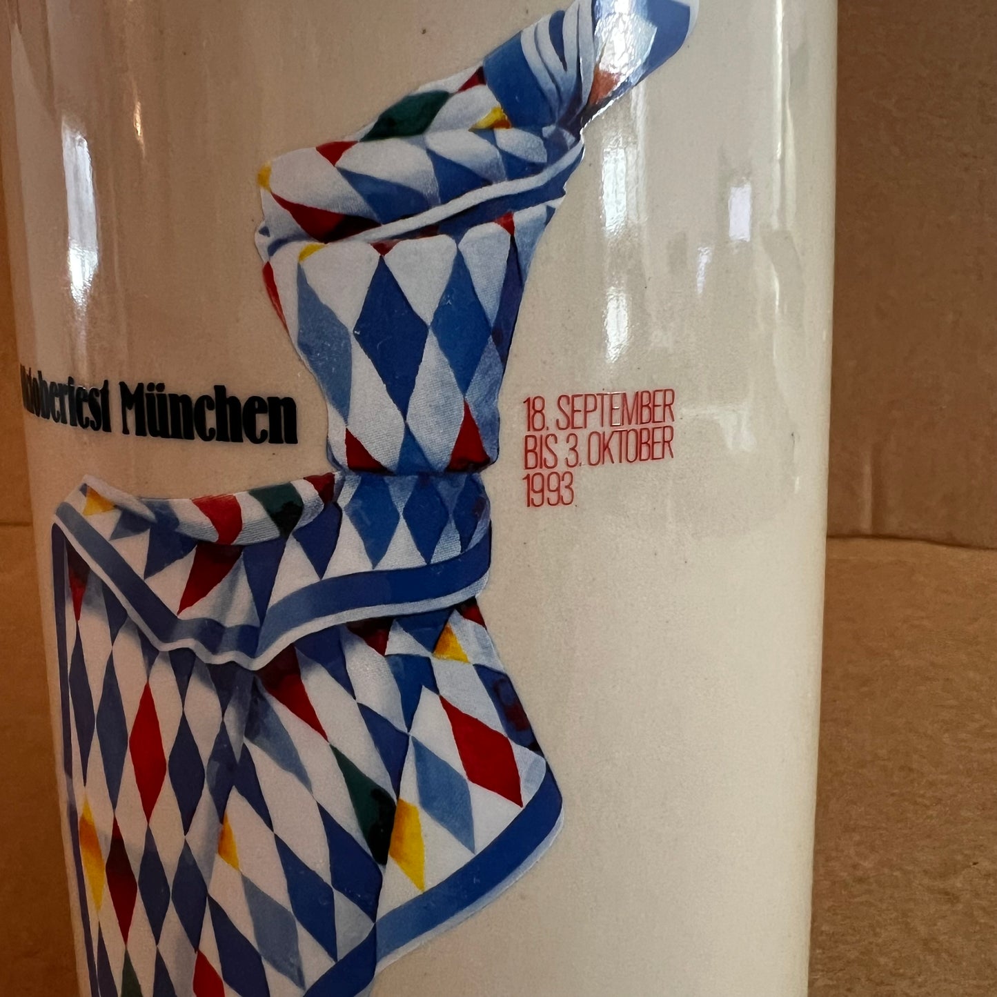Oktoberfest Munchen 1993 Rastal 1 Liter Stoneware Beir Stein
