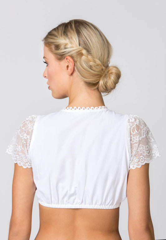 Meline Weiss Women's Dirndl Blouse