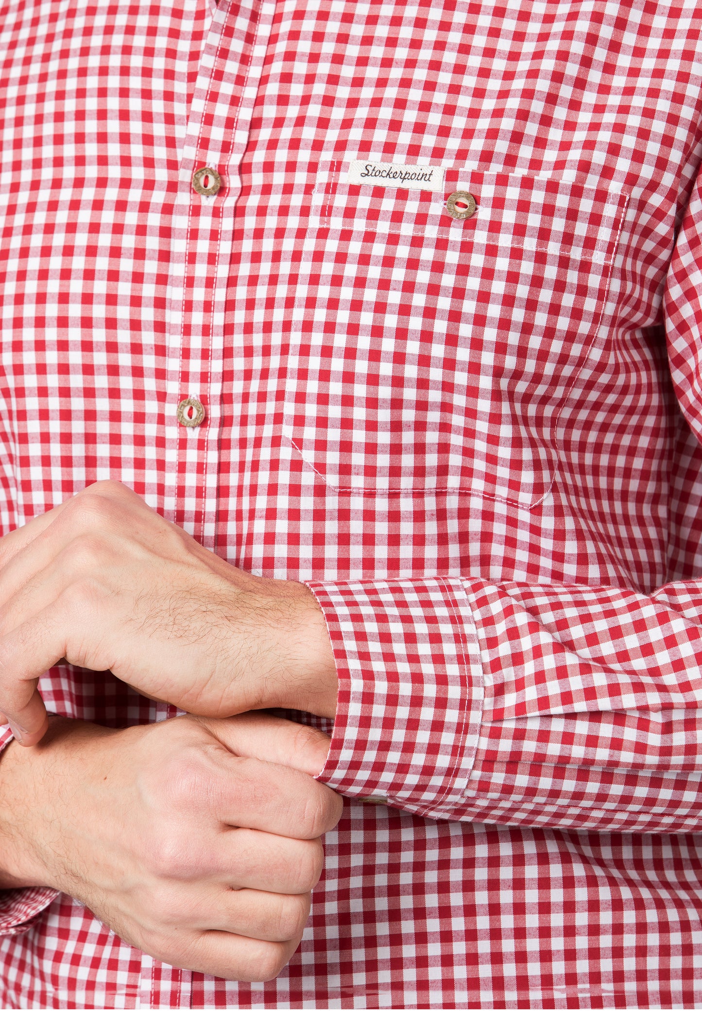 Kai Red Comfort Fit Men's Shirt