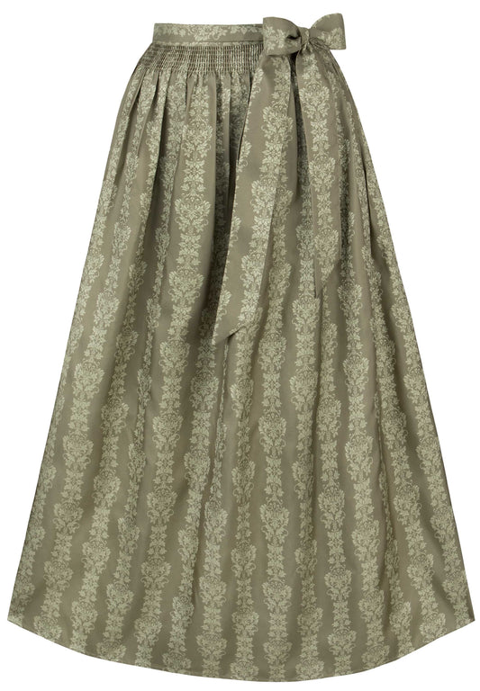 Aline Moss Green 96cm dirndl apron