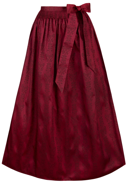 Aline Bordeaux 96cm dirndl apron