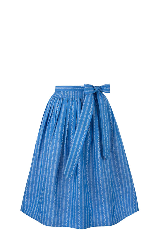 Claire Blue 70cm dirndl apron