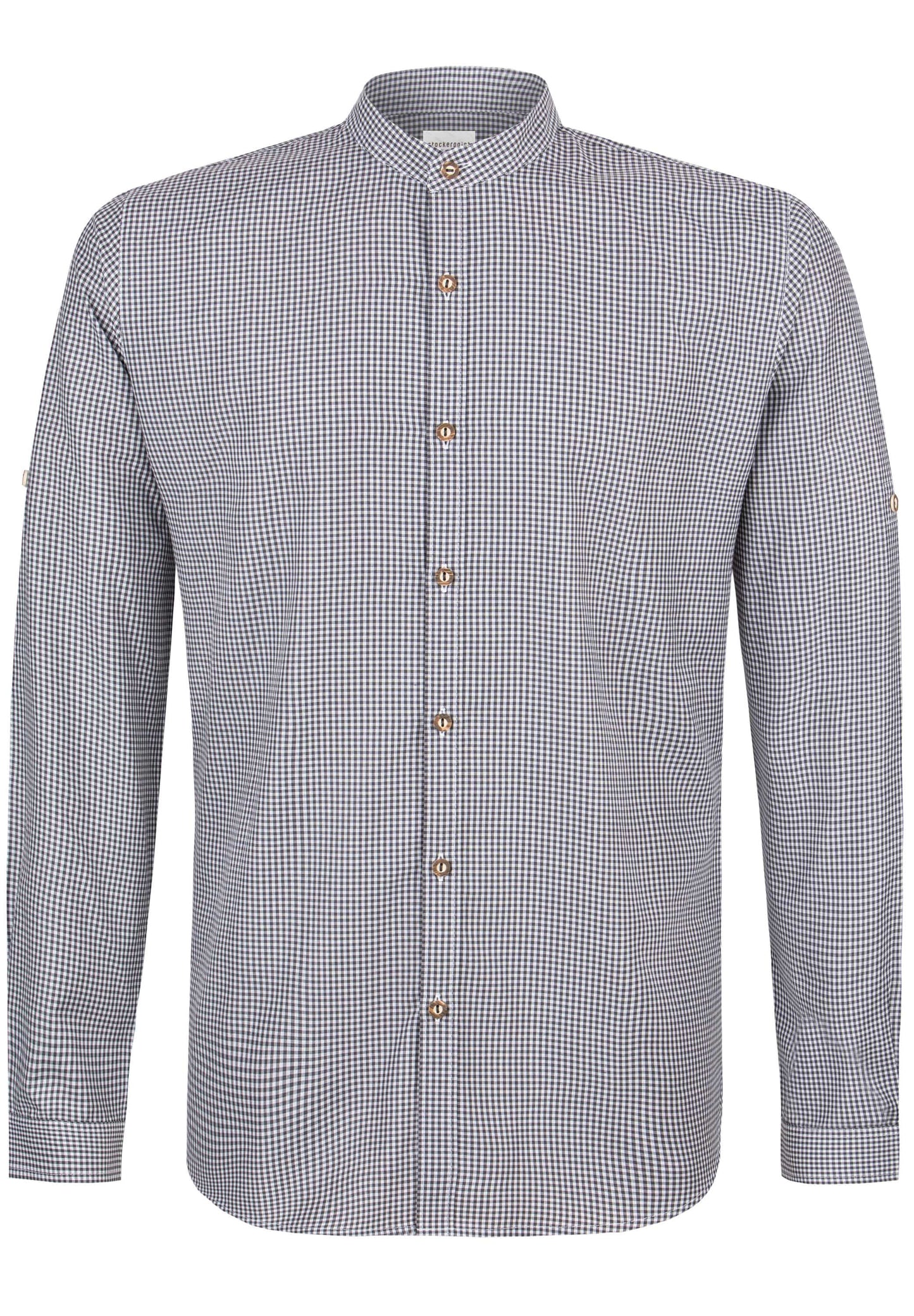 Marius Anthracite Button Tab Men's Shirt