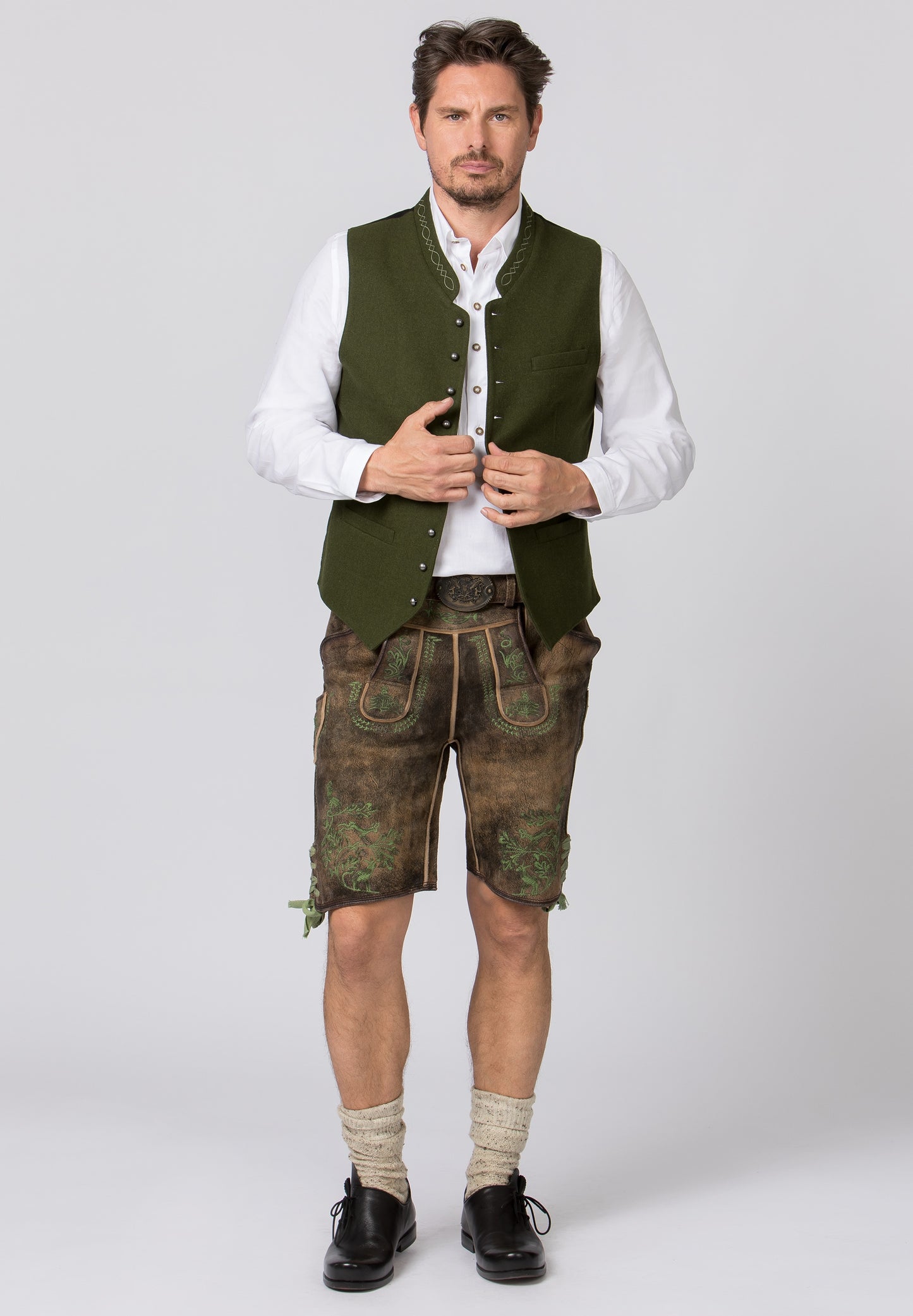 Devito Men's Green Vest