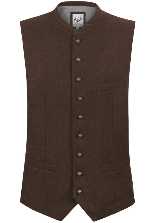 Devito Men's Brown Vest
