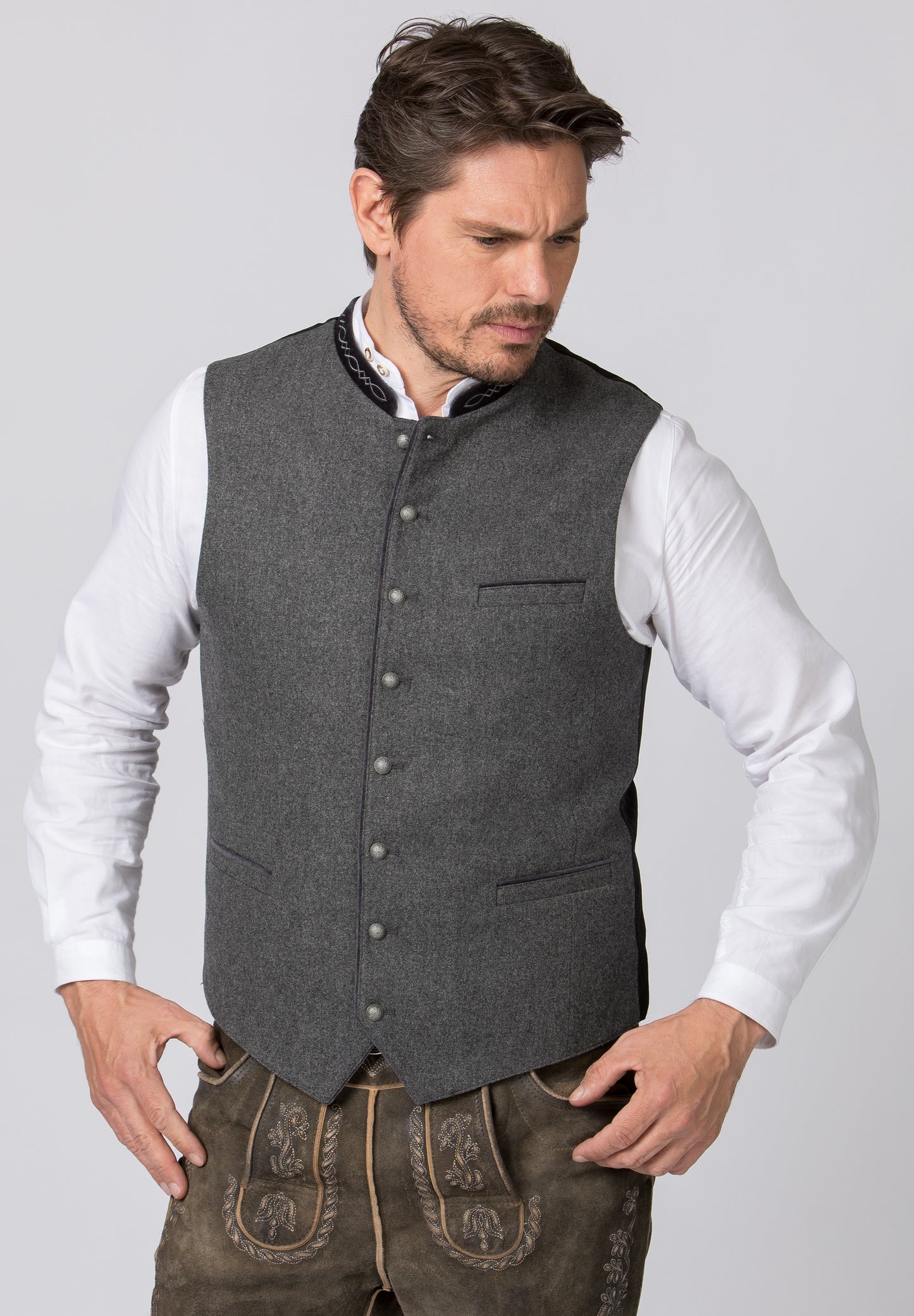 Fabricio Gray/Graphite Men's Vest