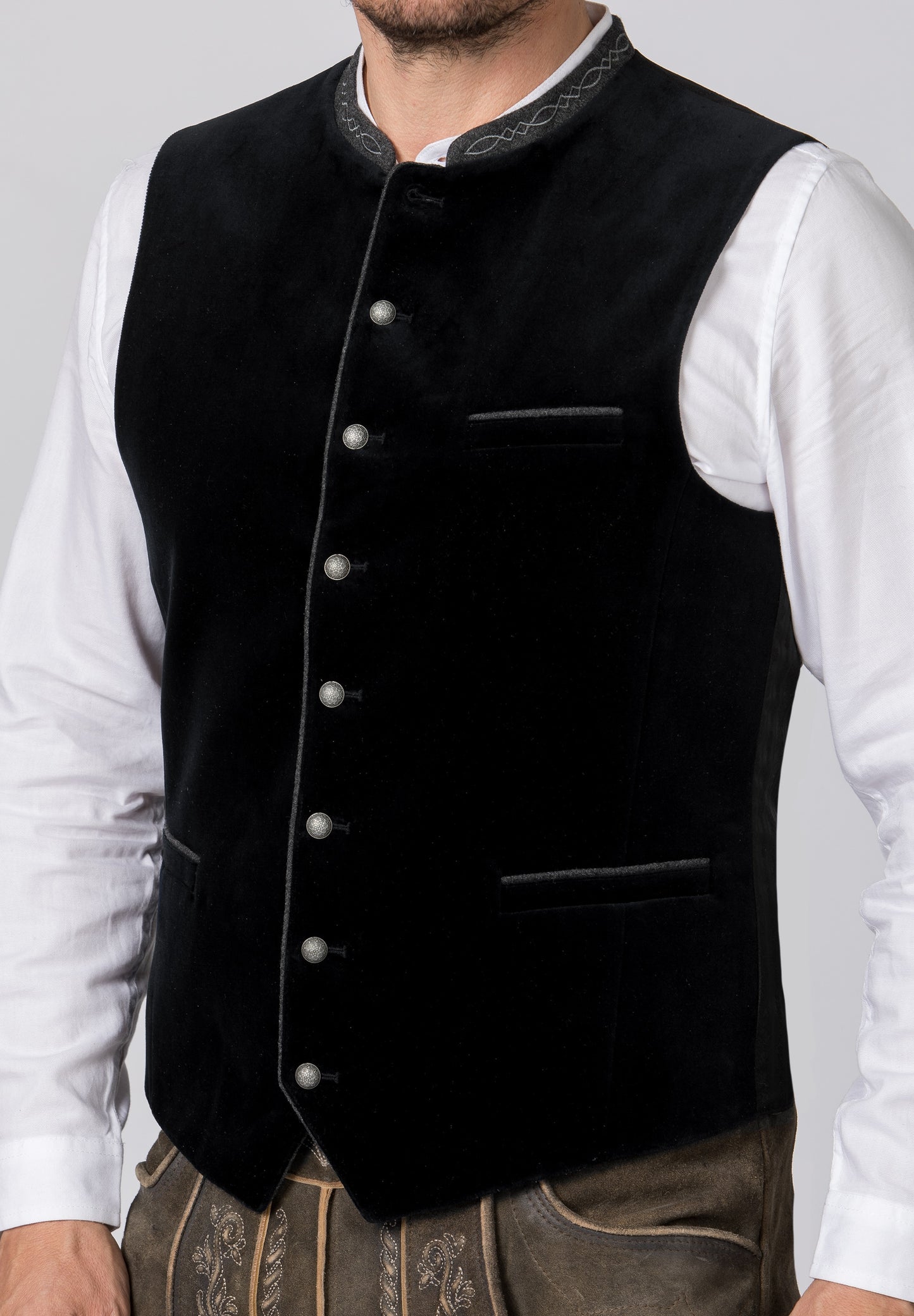 Lorenzo Black Men's Vest