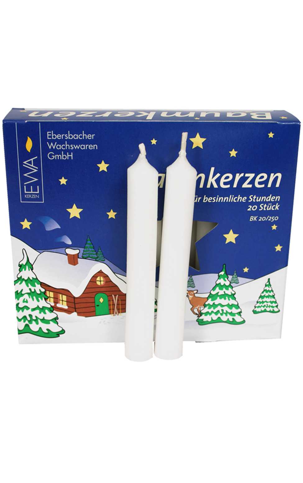 German Candle for Pyramids White #32301W
