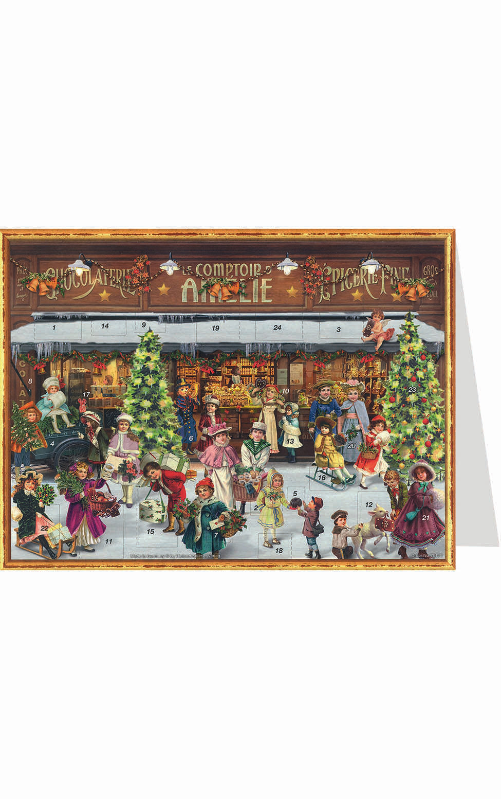 Advent Postcard - Victorian Outdoor Market