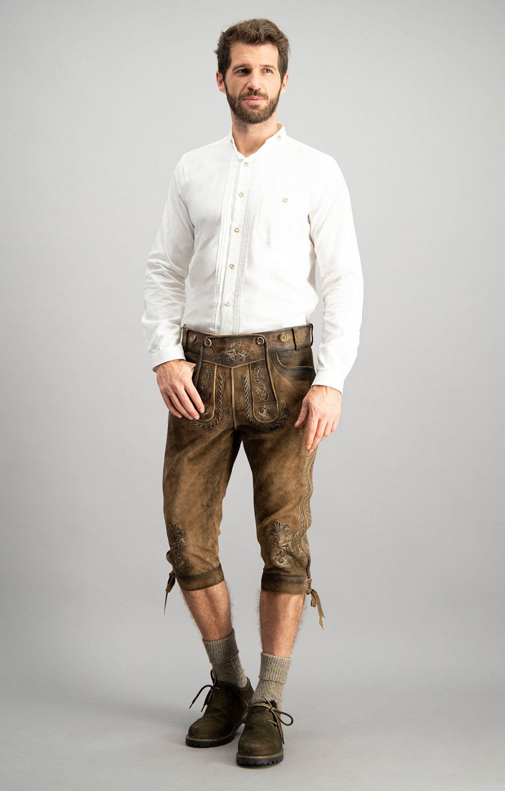 Traditional Shirt LEON White | MyDirndl.com