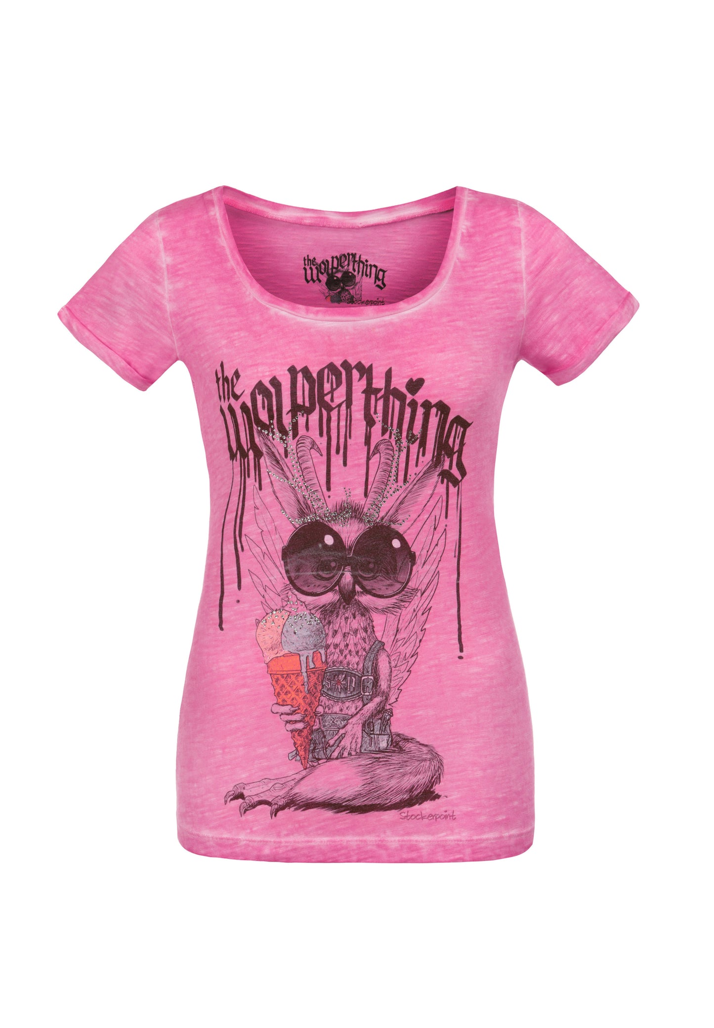 Wolpigirl jr Trachten T-Shirt Rosa