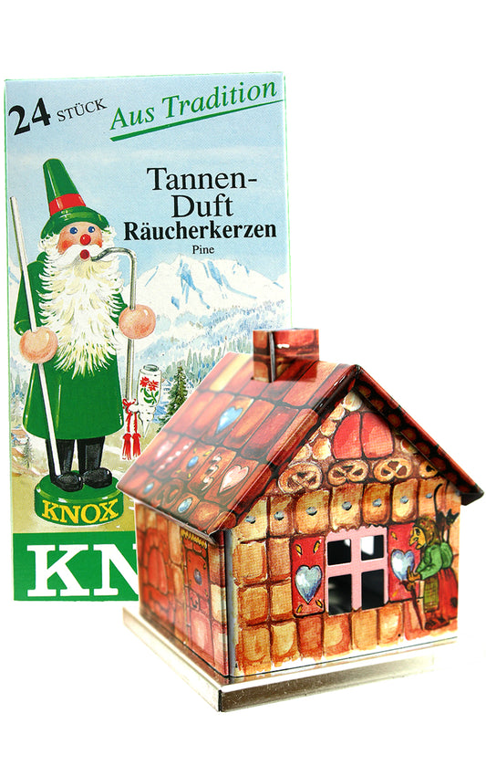Knox Metal Incense House - Gingerbread