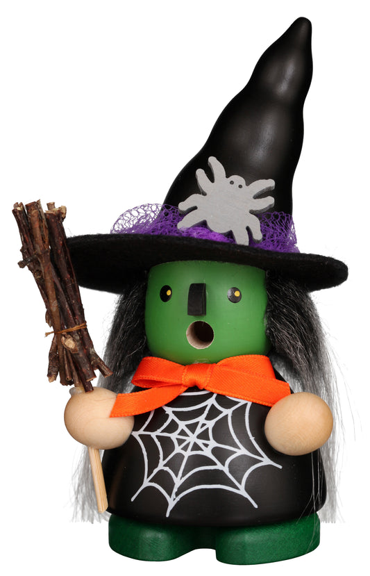 Smoking Witch with Spider Hat