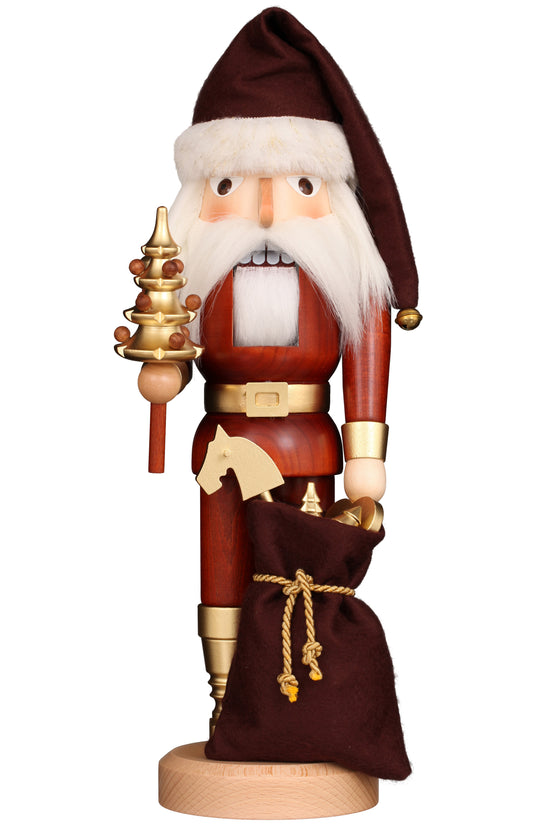 Nutcracker-Santa Natural & Gold