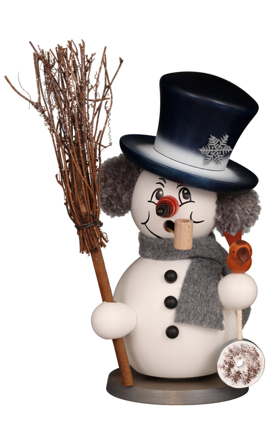 German Smoking Man-Snowman Gray