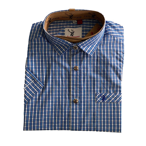 Benno Blue Men's Short Sleeve Shirt