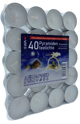 German Tealight Candle - Pack of 40