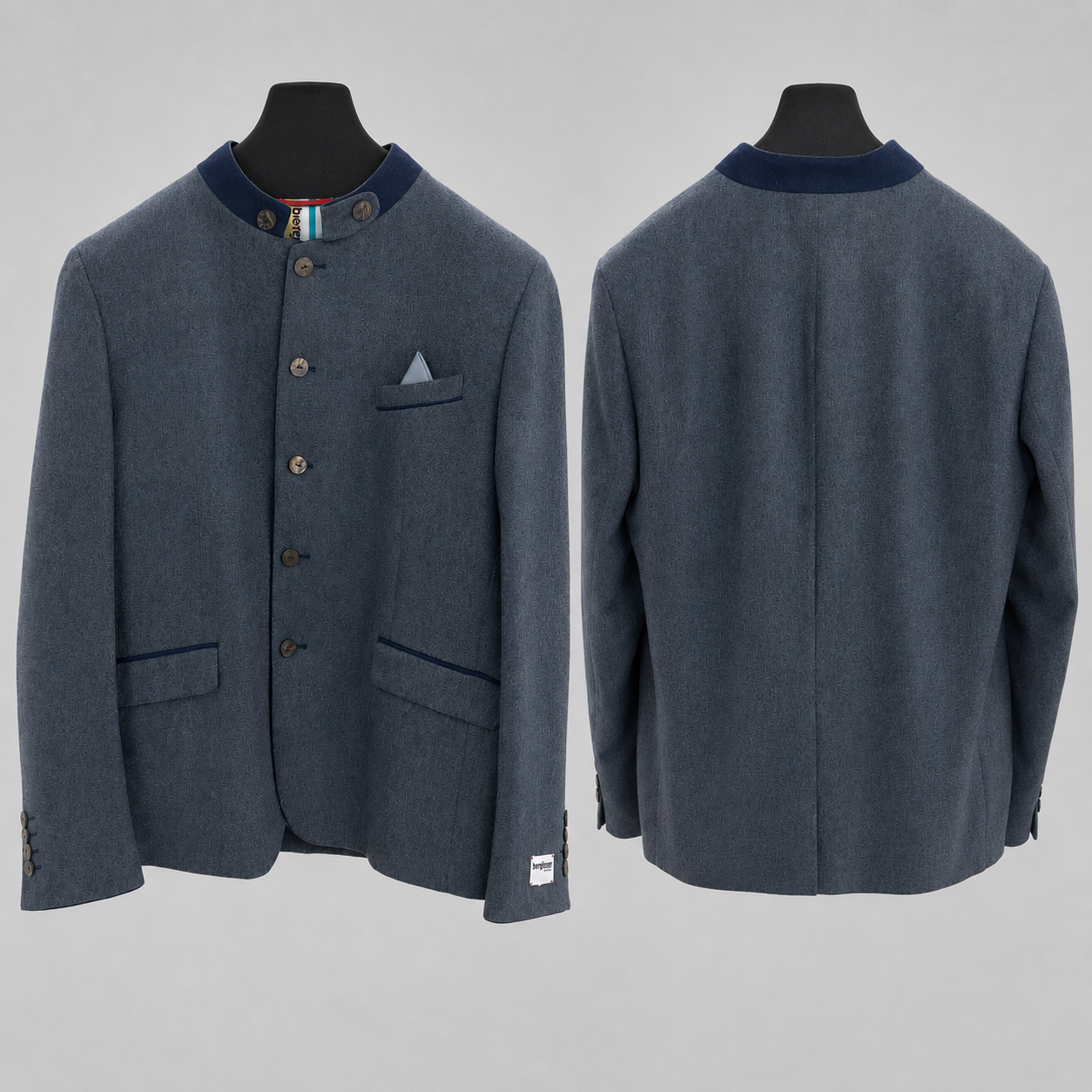 Luciano Stein-Blau Men's Trachten Jacket