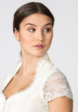 8058  Weiss Dirndl Blouse