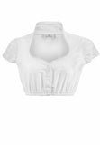 8058  Weiss Dirndl Blouse