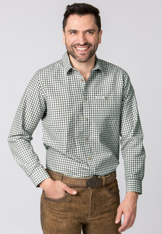 Egon Reed Green Men's Shirt