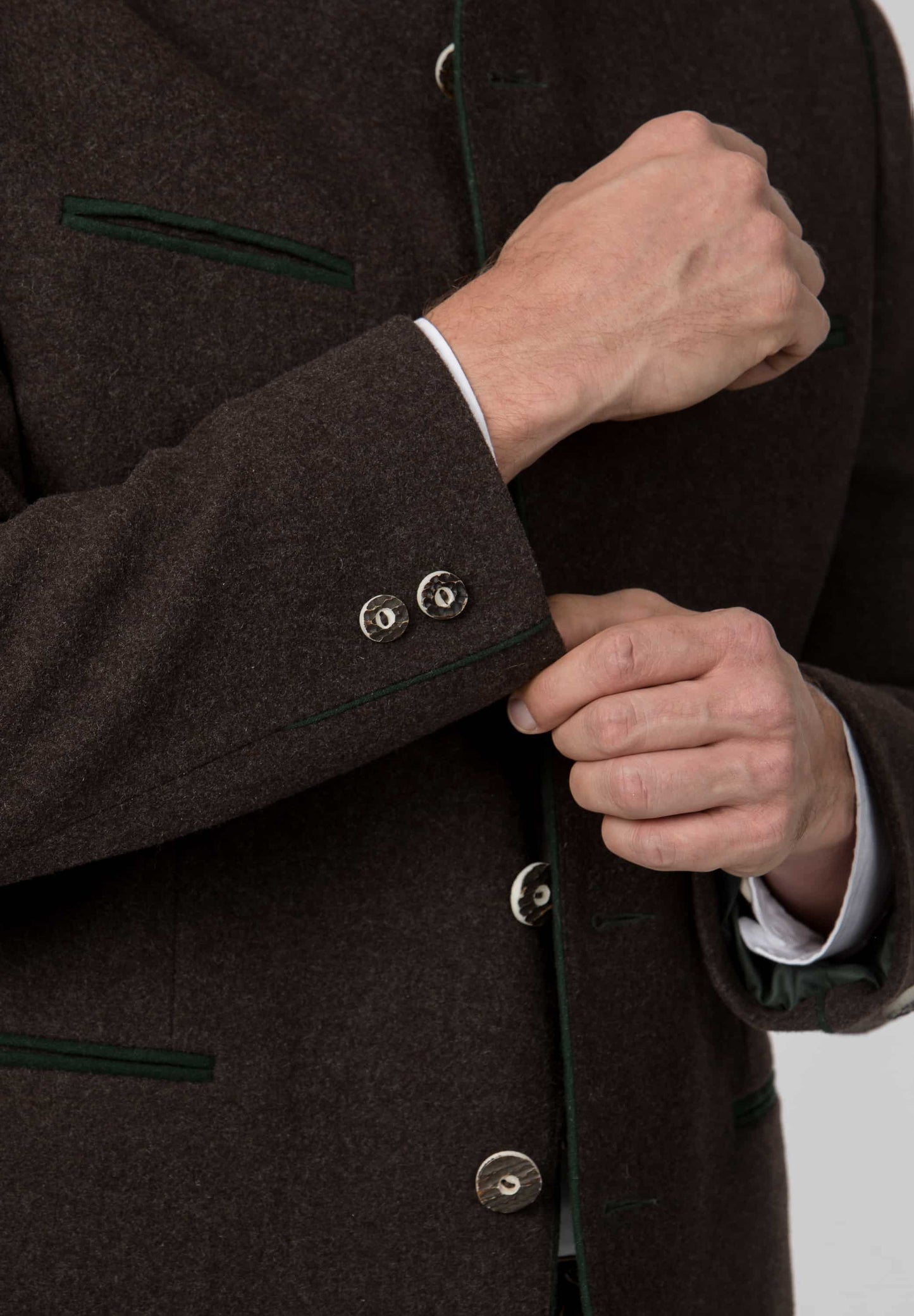 Stachus Brown & Green Men's Jacket