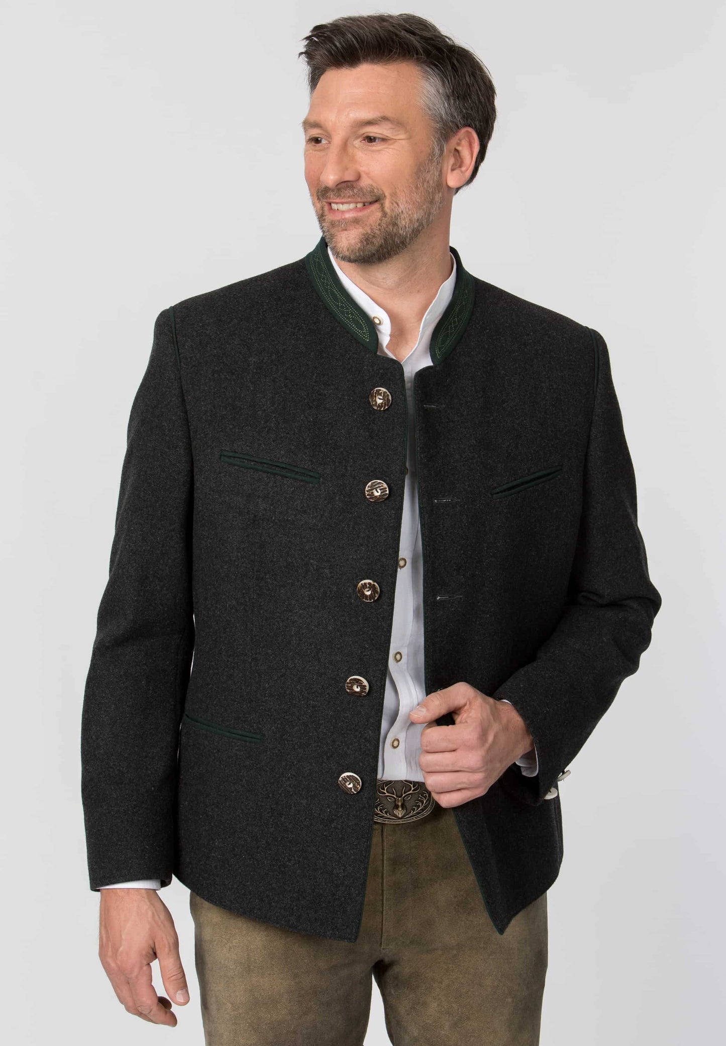 Stachus Anthrazit & Tanne Men's Jacket