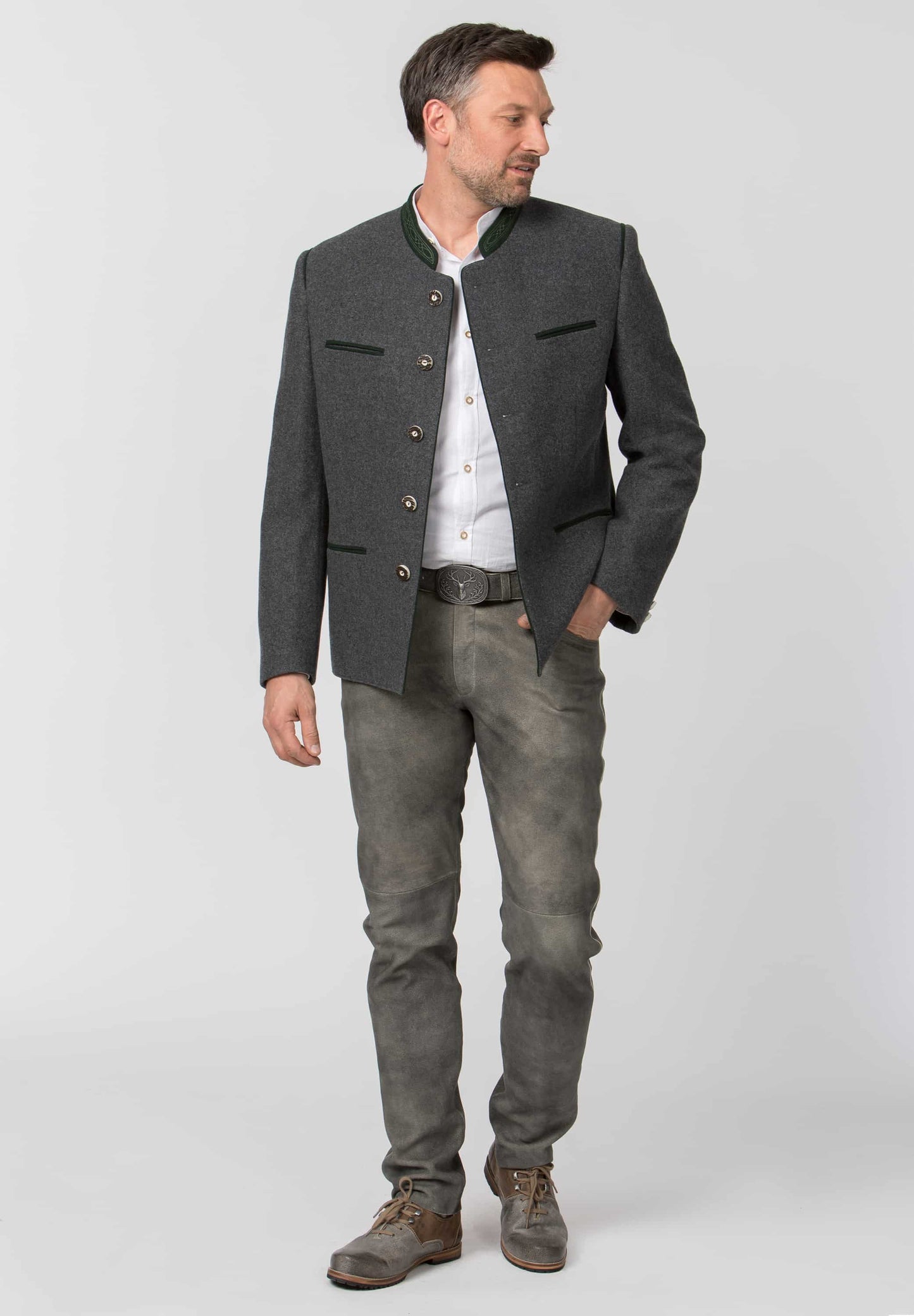 Stachus Schiefer & Tanne Trachten Men's Jacket