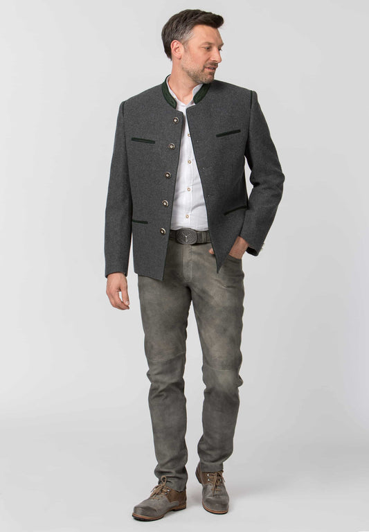 Stachus Schiefer & Tanne Trachten Men's Jacket
