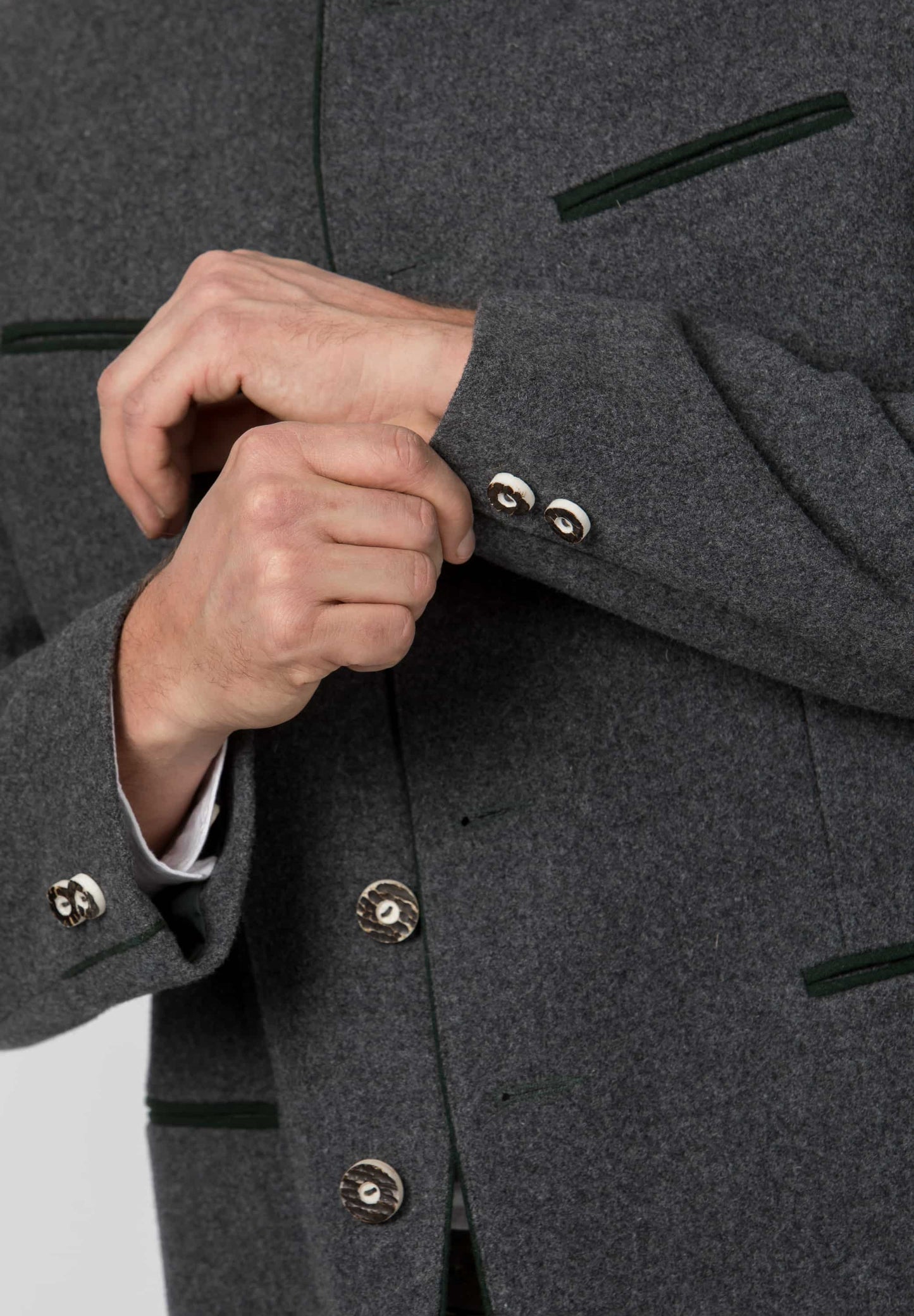 Stachus Schiefer & Tanne Trachten Men's Jacket