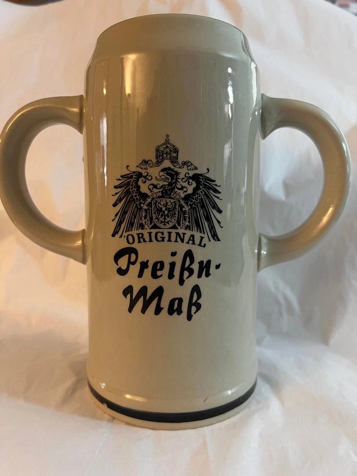 King Werk 2 handled beer stein Preißn Maß