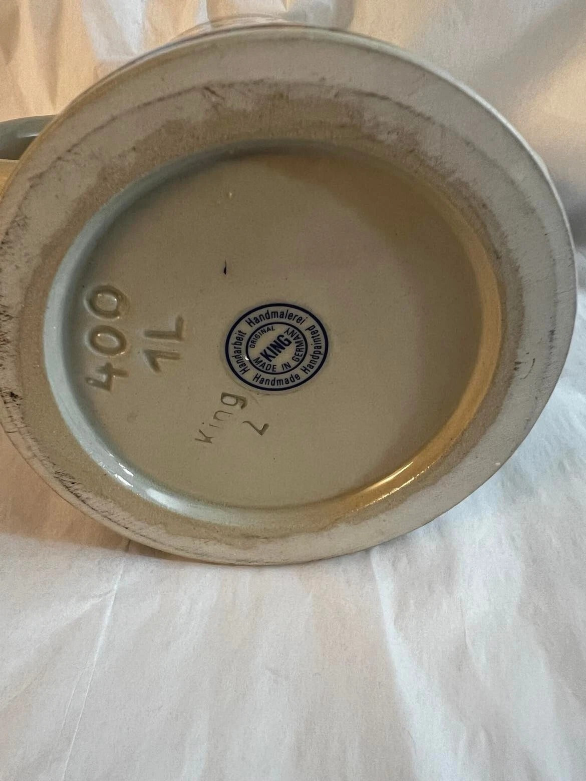 King Werk 2 handled beer stein Preißn Maß