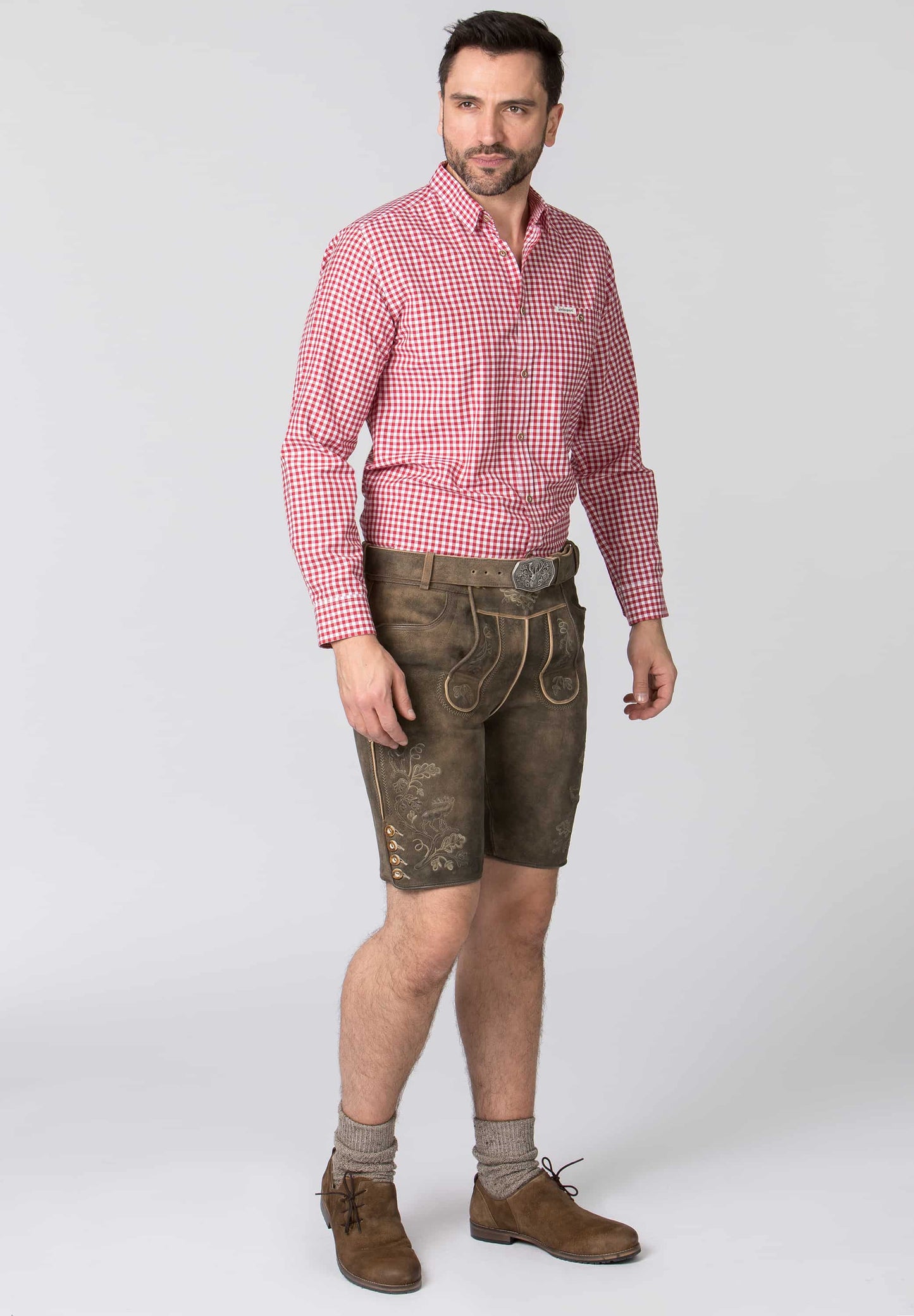 Kai Red Comfort Fit Men's Shirt