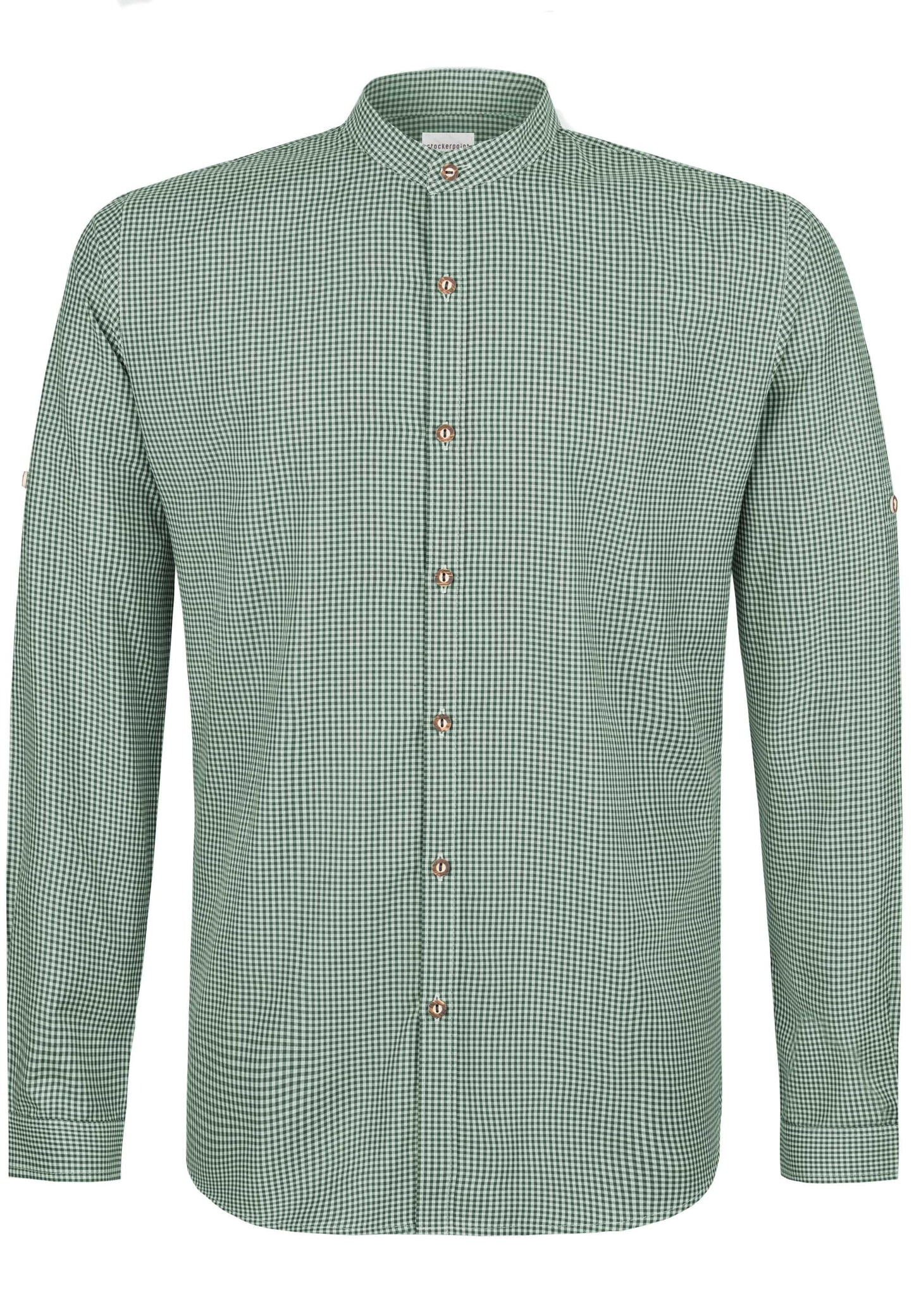 Red checkered shirt on a white background