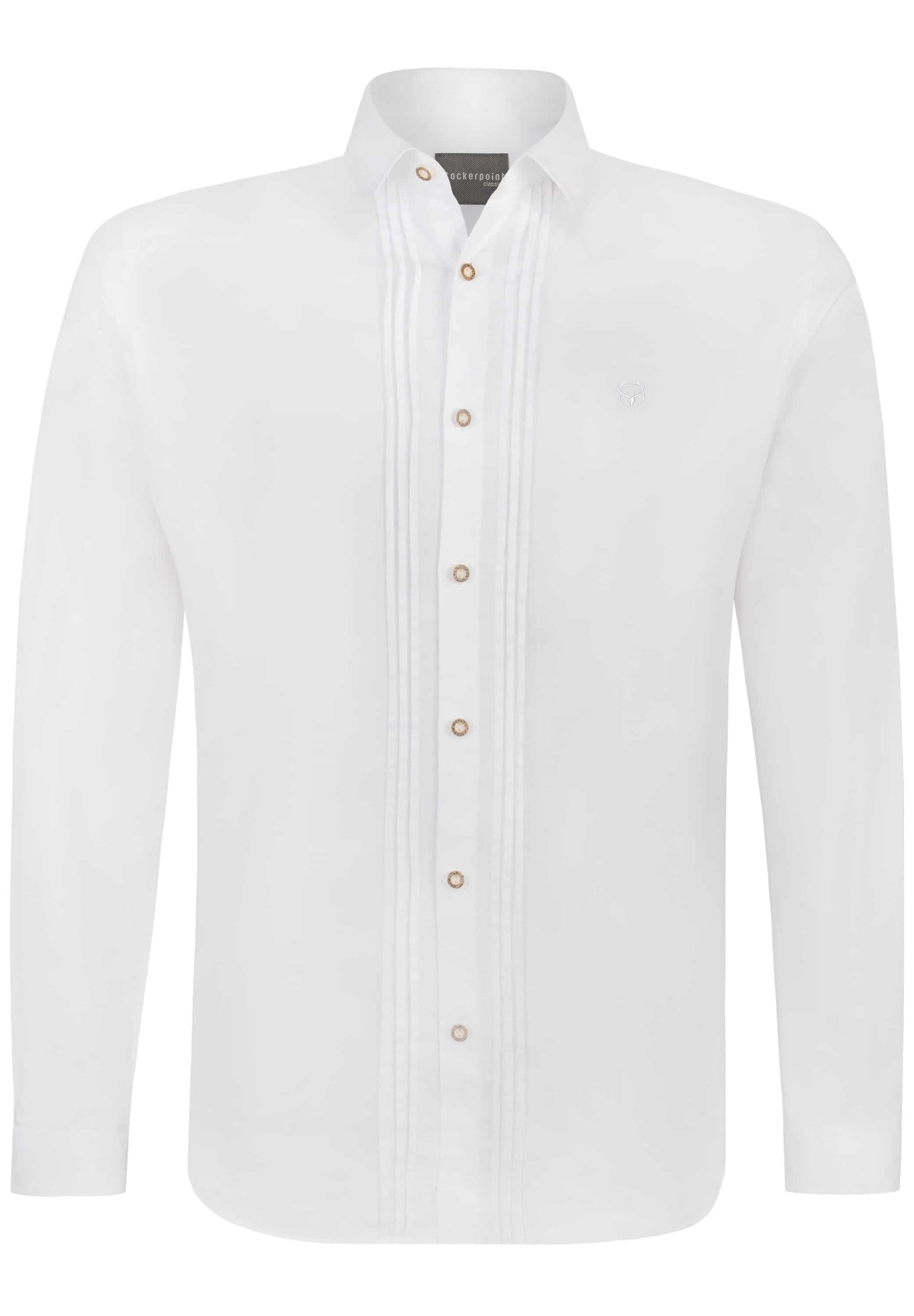 Dietmar White Traditional Men's Shirt