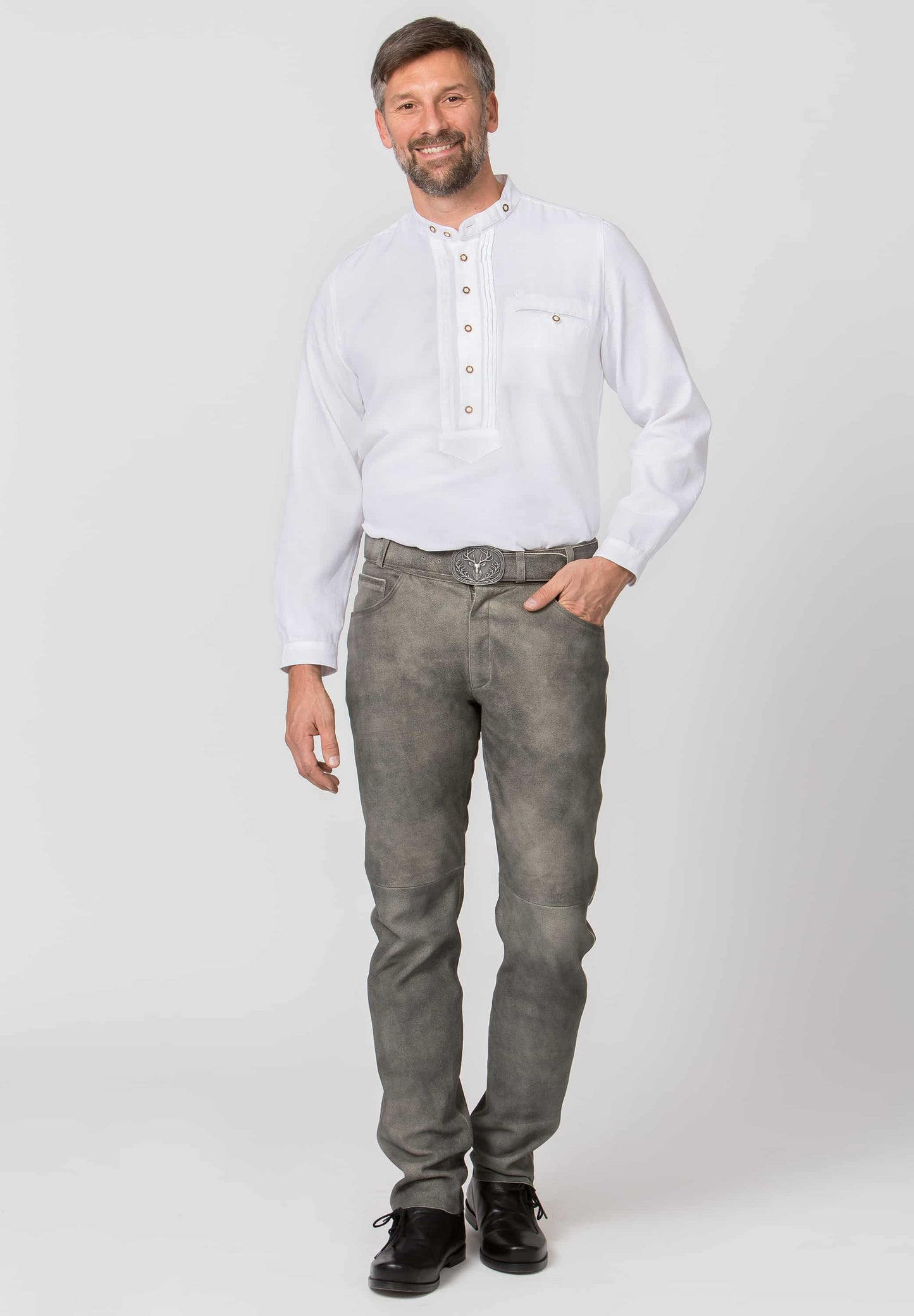 Reinhard White Bavarian Men's Shirt
