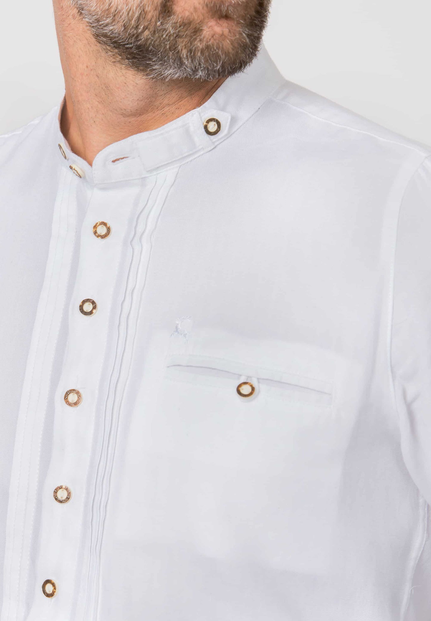 Reinhard White Bavarian Men's Shirt