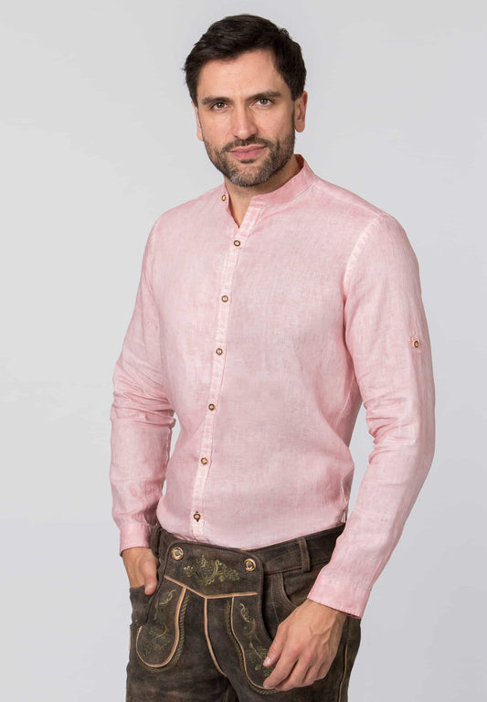 Sergio Rosa  Linen  Men's Button Tab Shirt