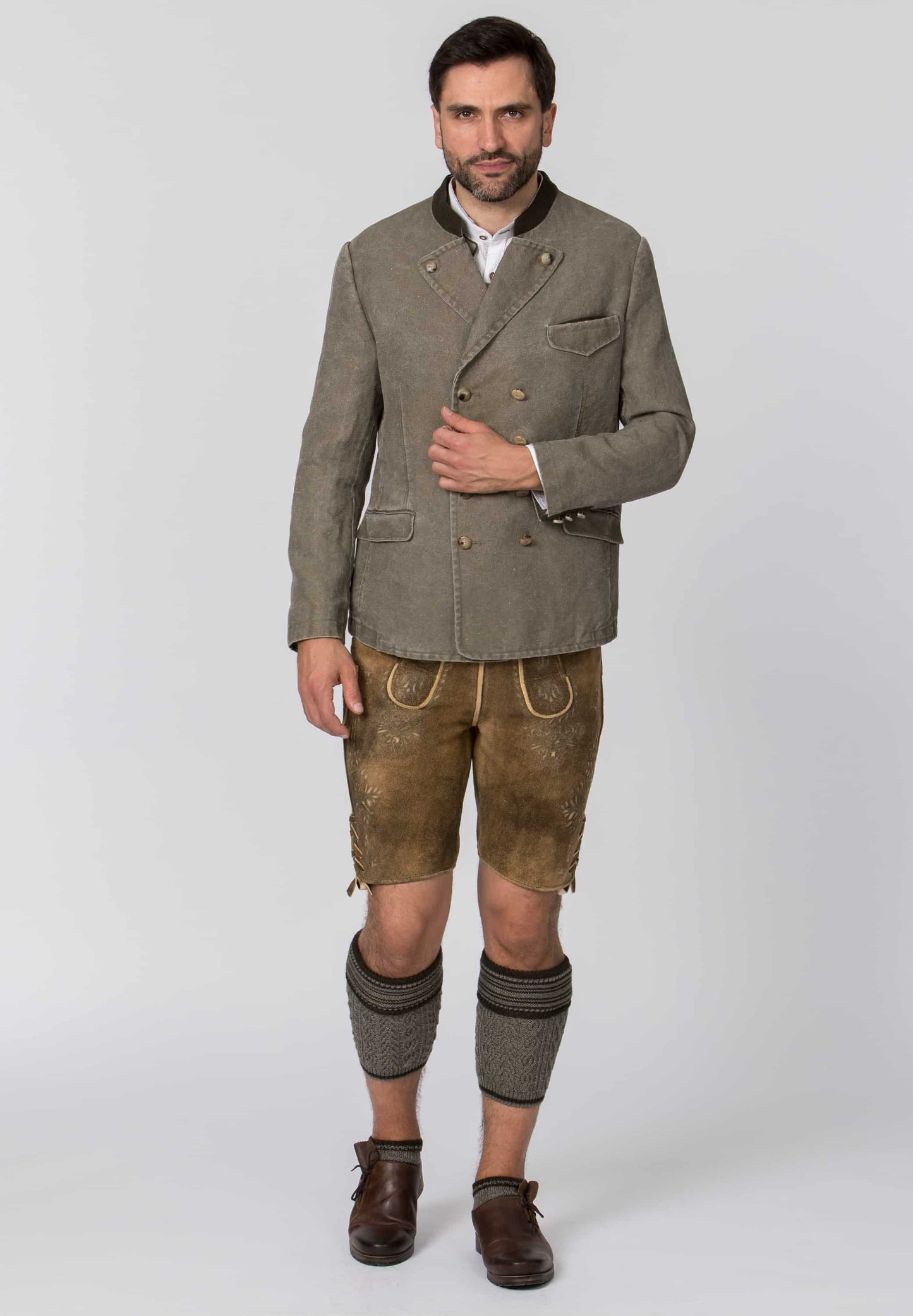 Guido Olive Men's Trachten Jacket