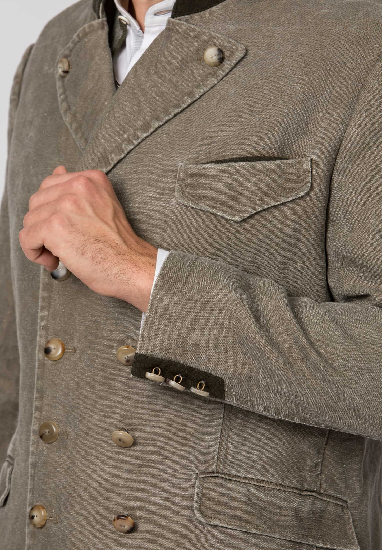Guido Olive Men's Trachten Jacket