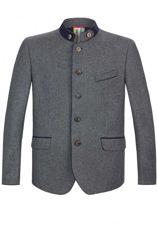 Luciano Stein-Blau Men's Trachten Jacket