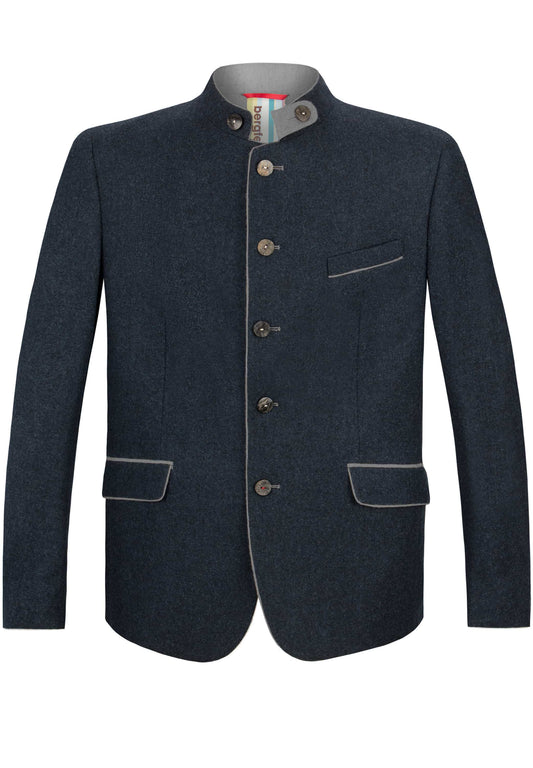 Luciano Blau-Grau Men's Trachten Jacket
