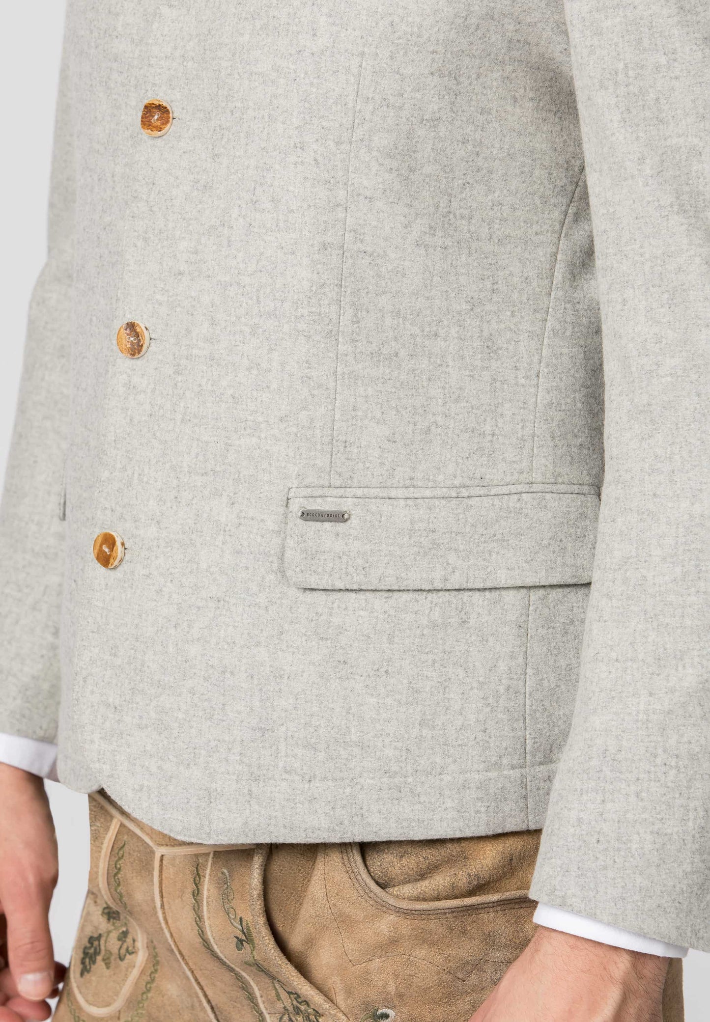 Xaver Smoke Men's Trachten Jacket