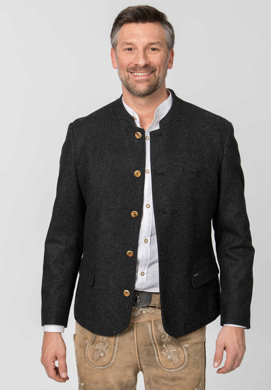 Xaver Anthrazit Men's Trachten Jacket