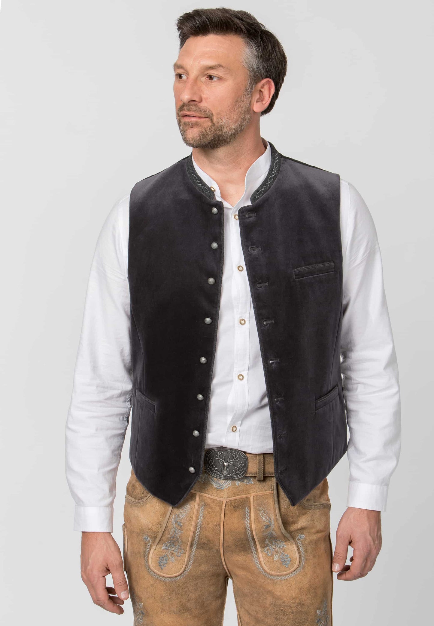 Lorenzo Graphit Men's Vest