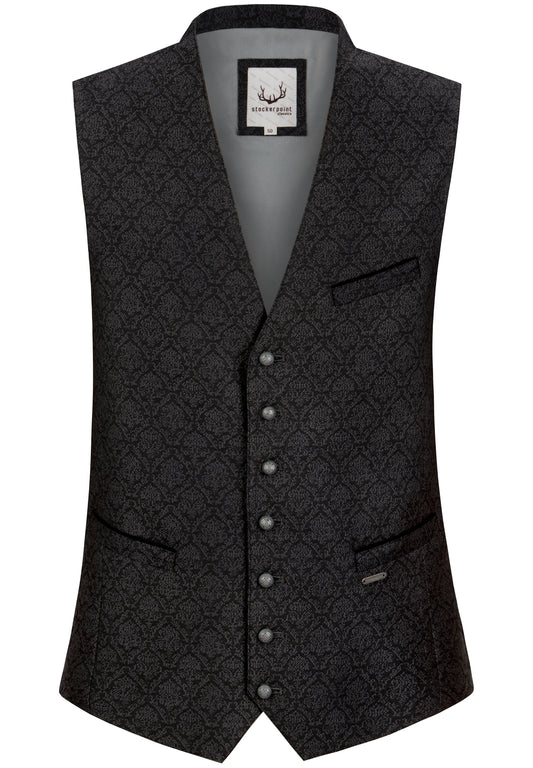 Piero Men's Black Vest