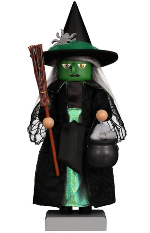 Christian Ulbricht Premium Nutcracker - Green Halloween Witch