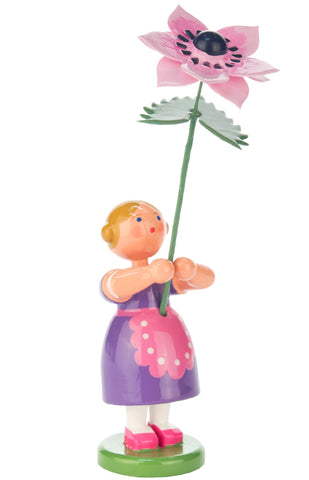 Flower Girl-Pink Anemone
