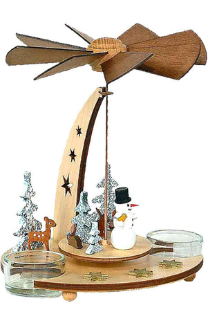 Snowman Tea Candle