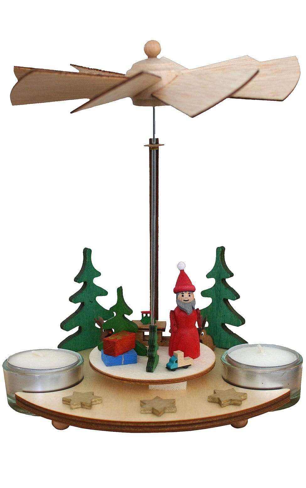 Santa Tea Candle